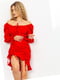 Платье-футляр красное | 6114650 | фото 2