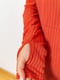 Платье А-силуэта терракотового цвета | 6114663 | фото 5