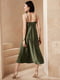 Платье в бельевом стиле цвета хаки | 6115310 | фото 2