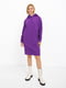 Сукня-худі фіолетова утеплена | 6116932 | фото 2