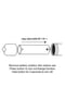 Вибратор хромированный металлический Bullet (90 мм) | 6117218 | фото 3
