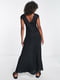 Сукня А-силуету чорна | 6117503 | фото 2