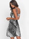Платье А-силуэта абстрактной расцветки | 6117522 | фото 3