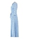 Сукня-сорочка блакитна в квітковий принт | 6117695 | фото 2