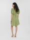 Платье А-силуэта зеленое | 6117755 | фото 2