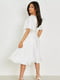 Платье А-силуэта белое | 6117868 | фото 2
