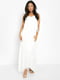 Платье А-силуэта белое | 6117890 | фото 3