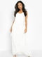 Платье А-силуэта белое | 6117890 | фото 4