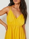 Платье А-силуэта желтое | 6117905 | фото 2