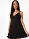 Платье А-силуэта черное | 6117916 | фото 2