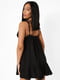 Платье А-силуэта черное | 6117916 | фото 3
