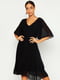 Сукня А-силуету чорна | 6117973 | фото 2