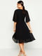 Платье А-силуэта черное | 6117973 | фото 3