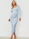 Сукня для вагітних блакитна | 6117980 | фото 2