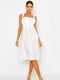 Сукня А-силуету біла в смужку | 6118008