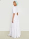 Платье А-силуэта белое | 6118028 | фото 2