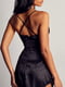 Платье в бельевом стиле черное с анималистическим принтом | 6118052 | фото 5