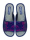 Тапочки фиолетовые с принтом | 6119704