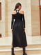 Платье А-силуэта черное | 6119862 | фото 7