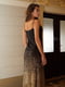 Сукня у білизняному стилі чорно-золотистого кольору | 6119900 | фото 5