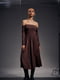Сукня А-силуету шоколадного кольору | 6119917 | фото 4