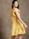 Платье А-силуэта желтое | 6090110 | фото 2