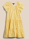 Платье А-силуэта желтое | 6090110 | фото 4