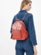 Рюкзак червоний з принтом | 6120583 | фото 2