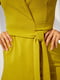 Платье-жакет оливкового цвета | 6121967 | фото 5