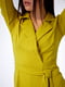Платье-жакет оливкового цвета | 6121967 | фото 6