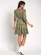 Сукня А-силуету зелена з квітковим принтом | 6122047 | фото 2