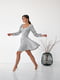 Сукня А-силуету срібляста | 6122097 | фото 3