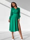 Платье А-силуэта зеленое | 6122136