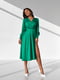 Платье А-силуэта зеленое | 6122136 | фото 3