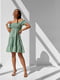 Платье А-силуэта фисташкового цвета | 6122154 | фото 4