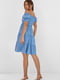 Сукня А-силуету блакитна | 6122155 | фото 2