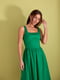 Платье А-силуэта зеленое | 6122157 | фото 5