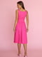 Платье А-силуэта розовое | 6122158 | фото 4
