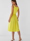 Сукня А-силуету жовта | 6122159 | фото 2
