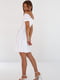 Платье А-силуэта белое | 6122160 | фото 2