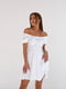 Платье А-силуэта белое | 6122160 | фото 3