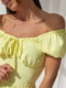 Сукня А-силуету жовта | 6122171 | фото 3
