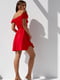 Сукня А-силуету червона | 6122172 | фото 2