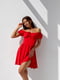 Сукня А-силуету червона | 6122172 | фото 3