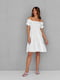 Платье А-силуэта белое | 6122183 | фото 4