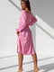 Сукня А-силуету рожева | 6122209 | фото 2