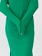 Платье-свитер зеленое | 6122236 | фото 4