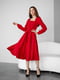 Платье А-силуэта красное | 6122259 | фото 3