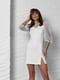 Платье А-силуэта белое | 6122351 | фото 3