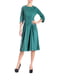 Платье А-силуэта зеленое | 5619395 | фото 2